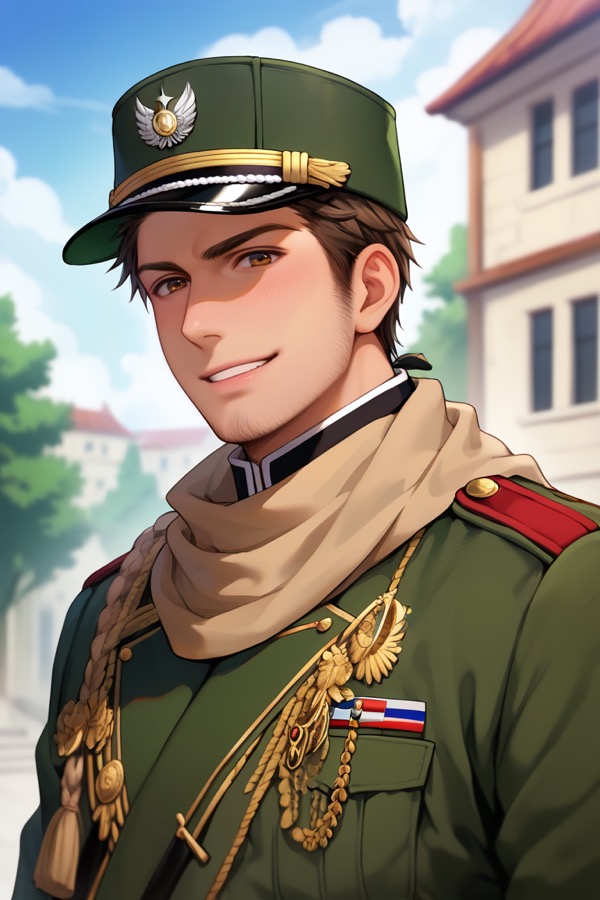 Pilot Boyfriend - AI-персонаж контрастный