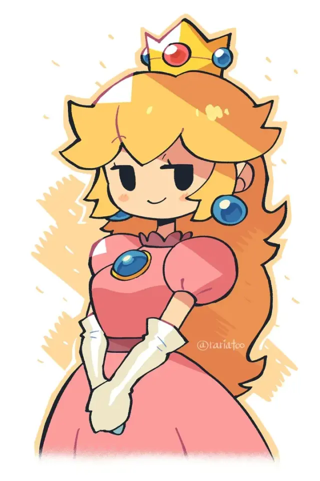 Paper Peach - Paper Peach, Paper Mario AI Character