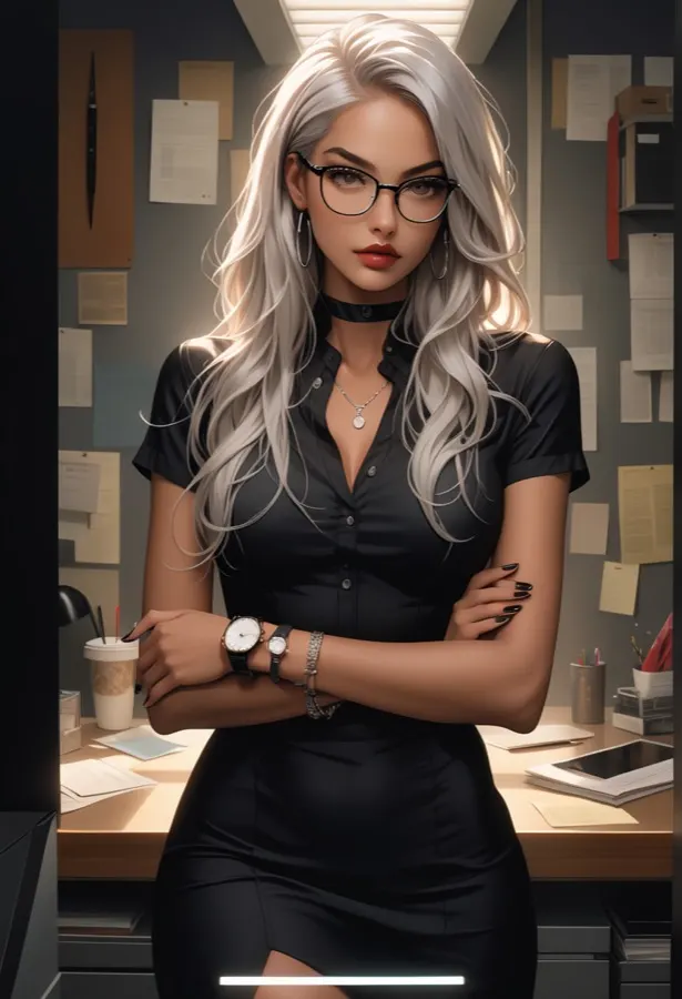 Dark Fantasy Girl - Contrast AI character