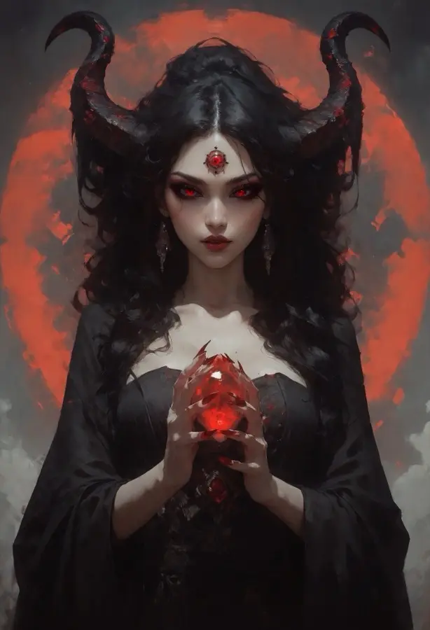Kazai - demonio, luna roja Personaje IA