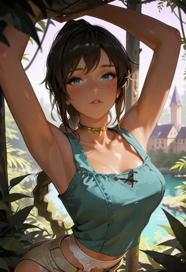 Black Haired Waifus