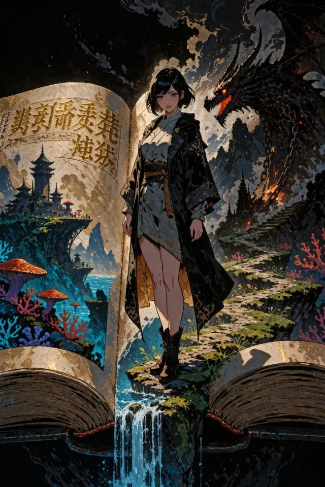 ソラ・フォリオ - 成人の本技術者, 巨大書物 AIキャラクター