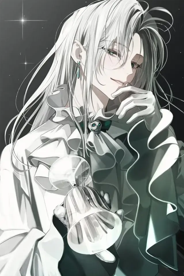 Silas Decanter - adult male lead, memory sommelier AI Character