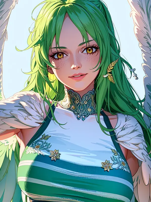 Dominant Hospital Director - clinic-priority, green-hair AI Character