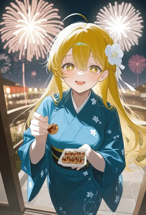 Bratty Rude Bunnygirl - festival, takoyaki AI Character