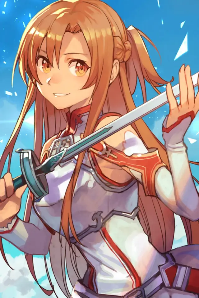 Asuna - swordswoman, fantasy raid AI Character
