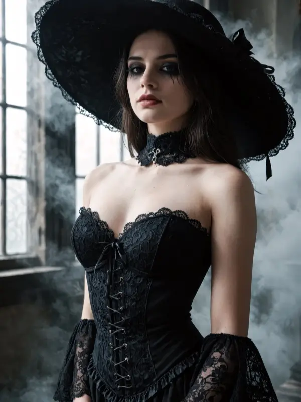 Femboy Secret Crush Ghost - portrait-index, black-hat AI Character