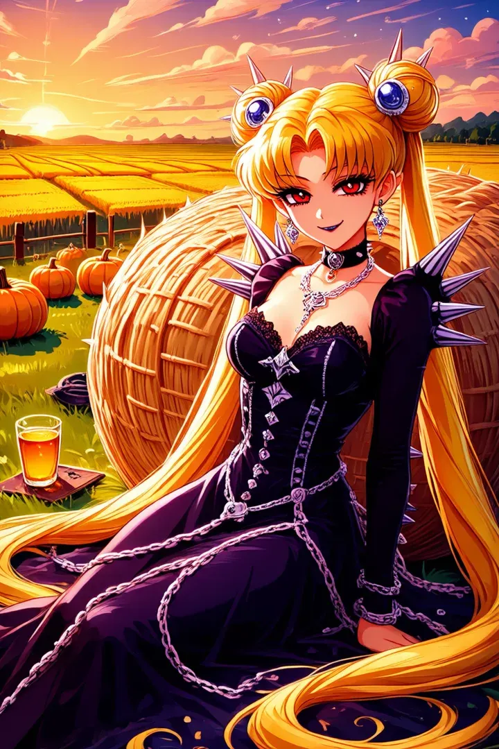 Chat with Usagi Tsukino — Harvest Evening | CharaVerse AI Character