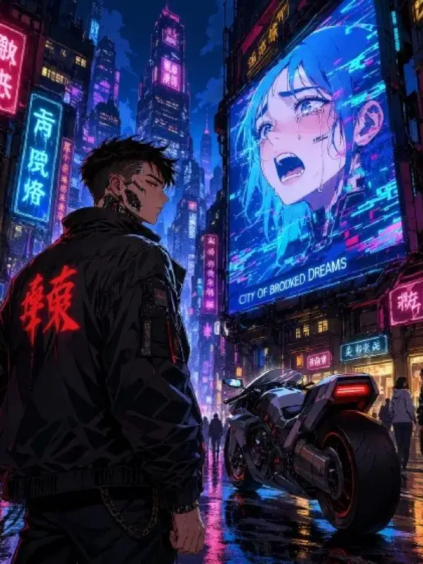 Jax Neon - Cyberpunk, düster KI-Charakter