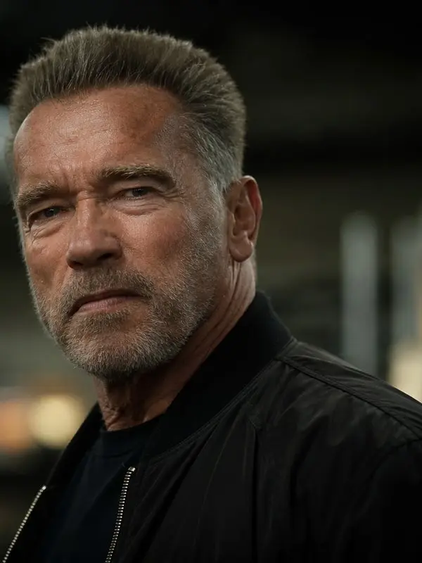 Arnold Schwarzenegger - personaje IA de contraste