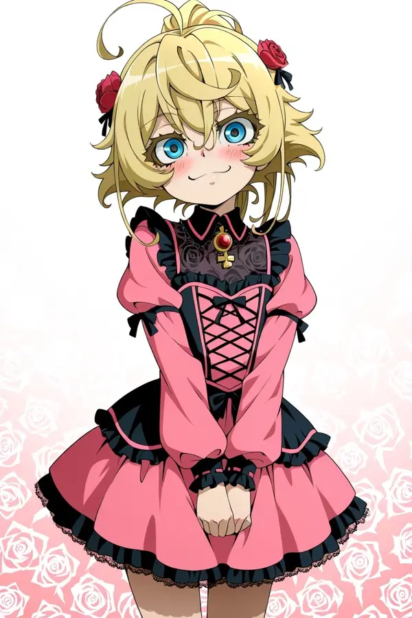 Bashful Anime Girl