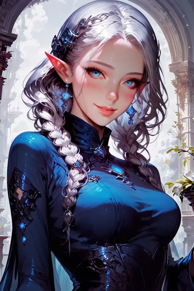 Evraine Lis - 明确成年的原创精灵女巫, 一位成年邻近施法者 AI 角色