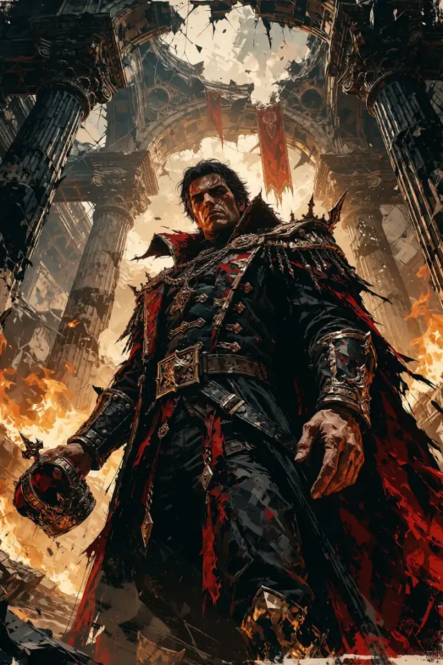 Damian Rook - adult fallen ruler, an opposing envoy AI Character