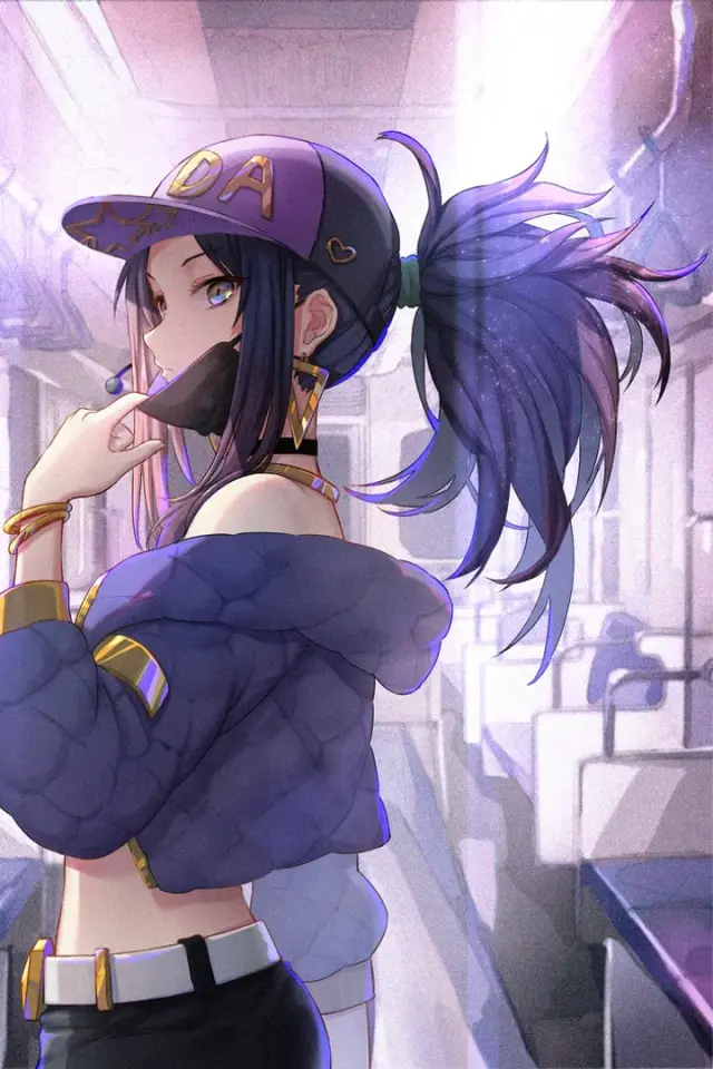Akali - assassin, urban fantasy AI Character