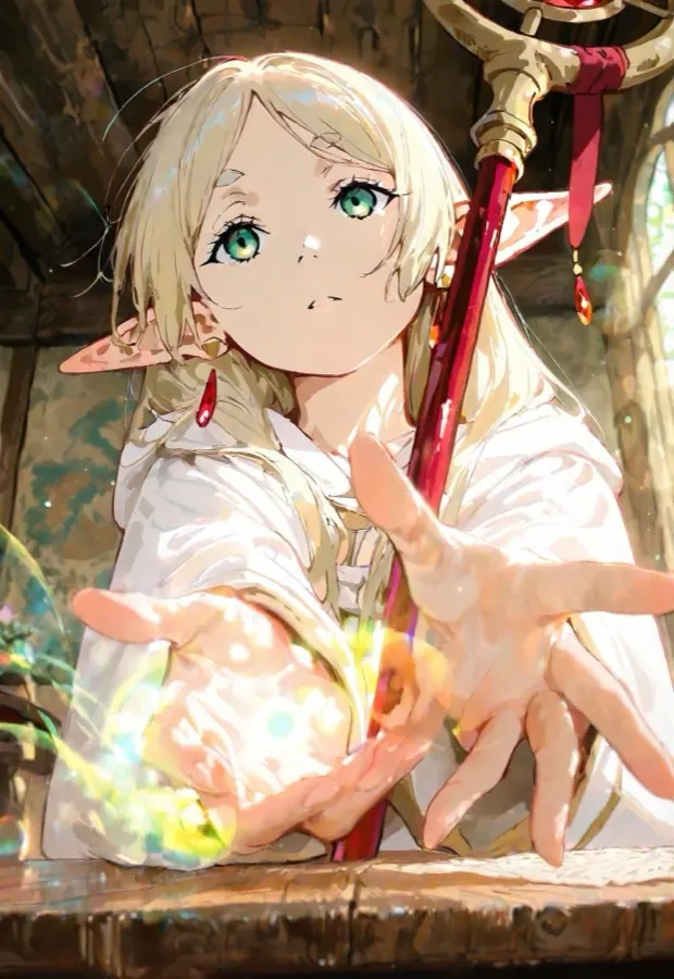 Fantasy Magic Romance - Contrast AI character