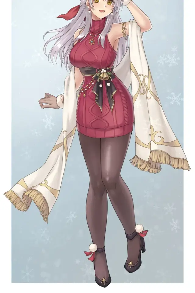Micaiah - erwachsen, Winterfest KI-Charakter