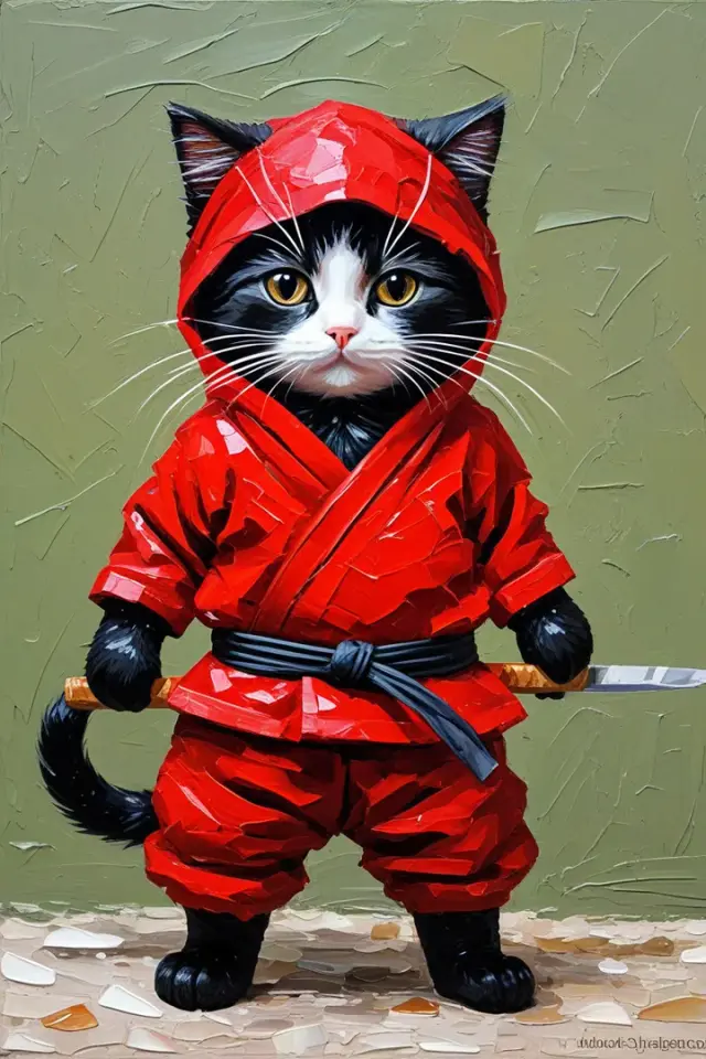Tomo Redpaw - adult anthropomorphic courier, red hood AI Character