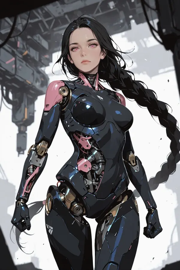 Cyberpunk Detective - Contrast AI character