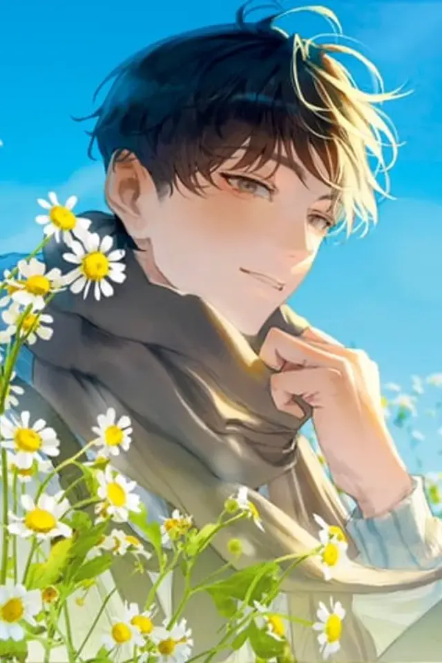 Theo Daisycipher - adult male lead, floral route analyst AI Character