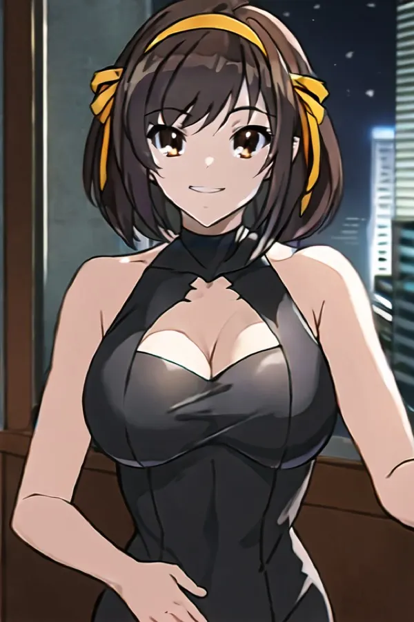 Anime Detective Girlfriend - Contrast AI character