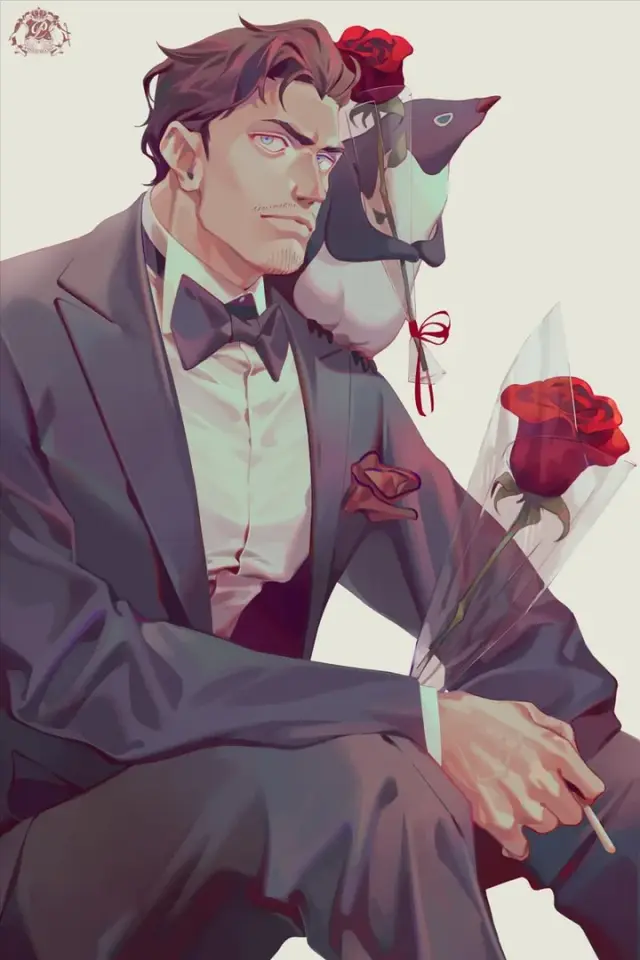 Ronan Roserook - protagonista masculino maduro, agente de resgate de animais Personagem de IA