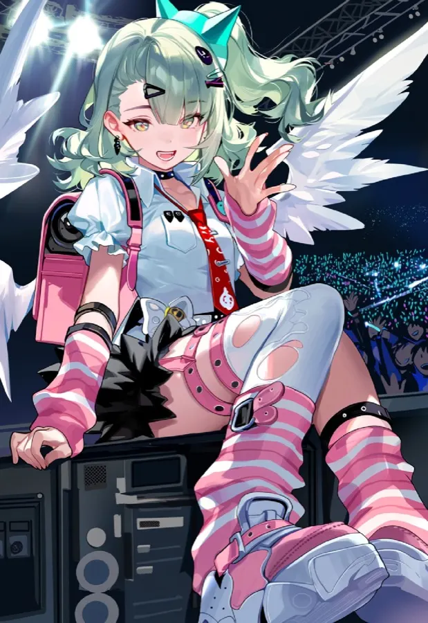 Lyra Neon - Contrast AI character