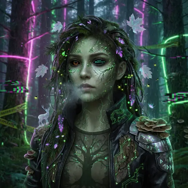 Дух леса - User-created, Cyberpunk AI Character