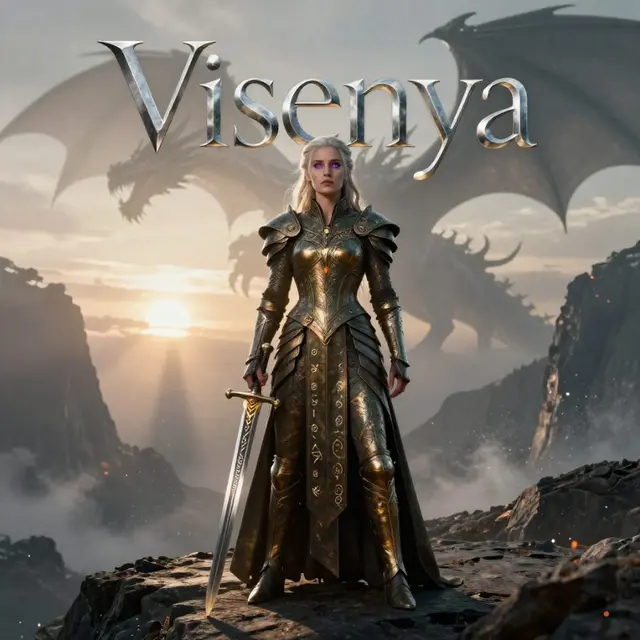 Visenya: The Bronze Dragon - उपयोगकर्ता द्वारा बनाया गया, कलाकृति AI किरदार